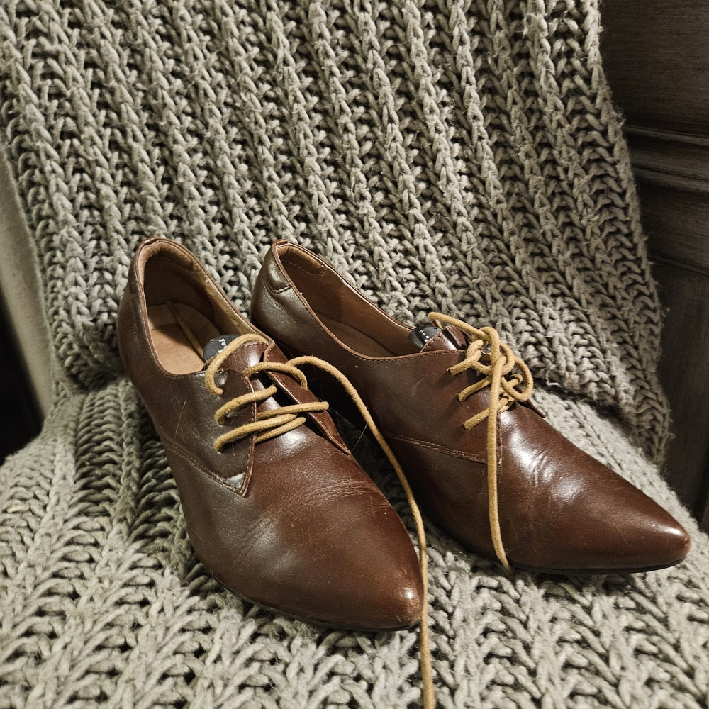 Brown Leather Women's Shoes